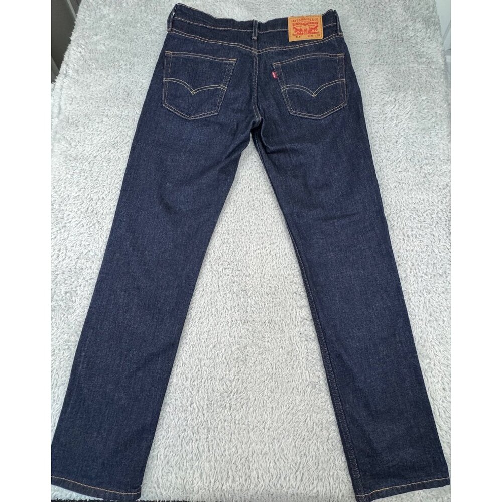 Levi Strauss 511 Mens Slim Fit Jeans W32 L32 Y2K Casual Comfort - Picture 9 of 14